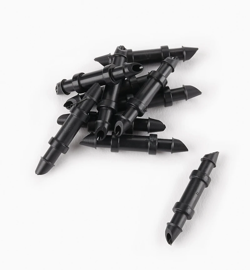 1/4" Straight Connectors for Irrigation Systems