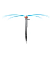 Pressure-Compensating Shrubbler Spikes for Low-Flow Irrigation Systems