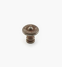 Boutons en acier, fini rouille