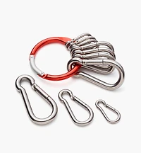 Stainless-Steel Carabiner Set