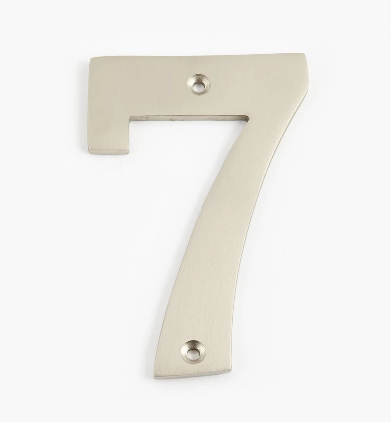 Standard Cast Brass House Numbers