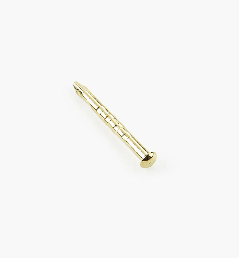 Brass-Plated Escutcheon Pins