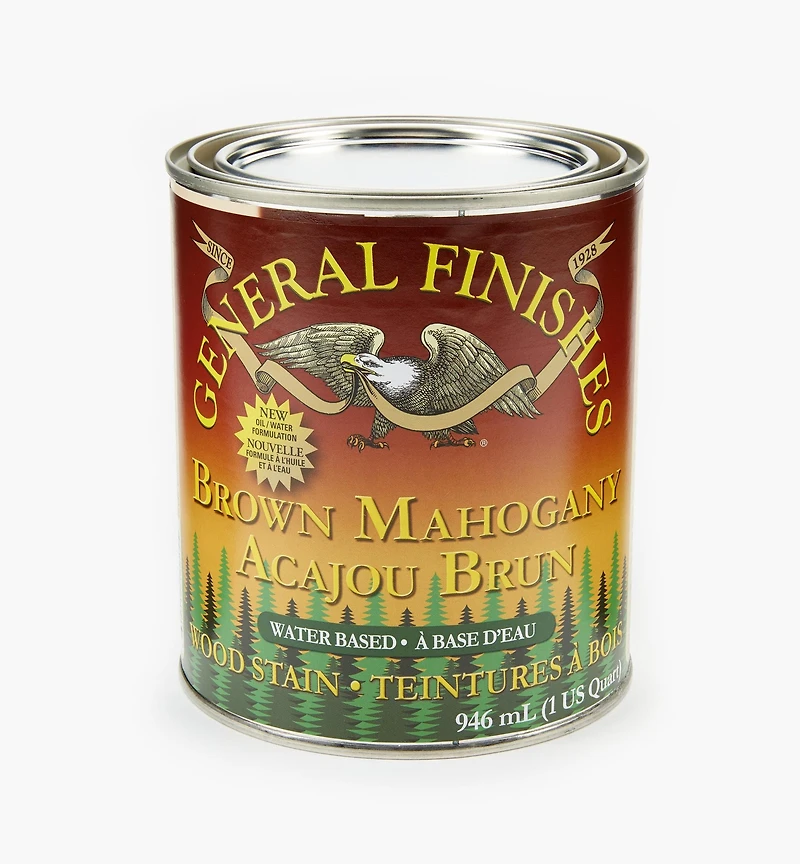 Teinture pigmentée à base d'eau General – acajou brun