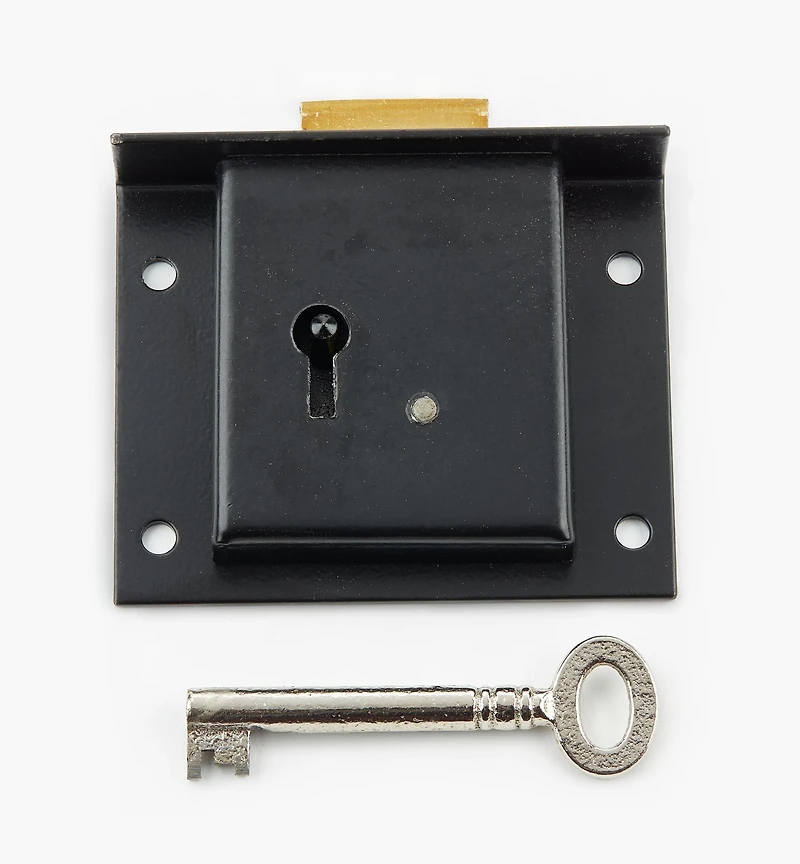 Japanned Steel Till Lock