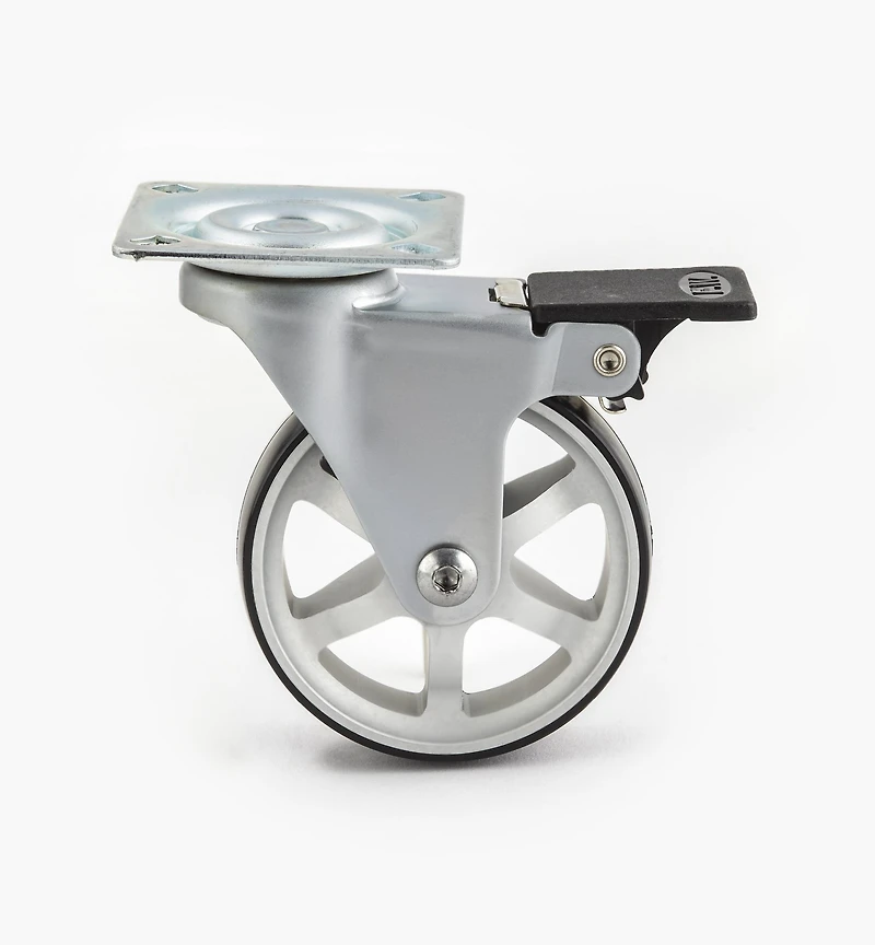 Spoked Aluminum Casters