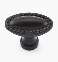 Rope-Edge Oval Knob