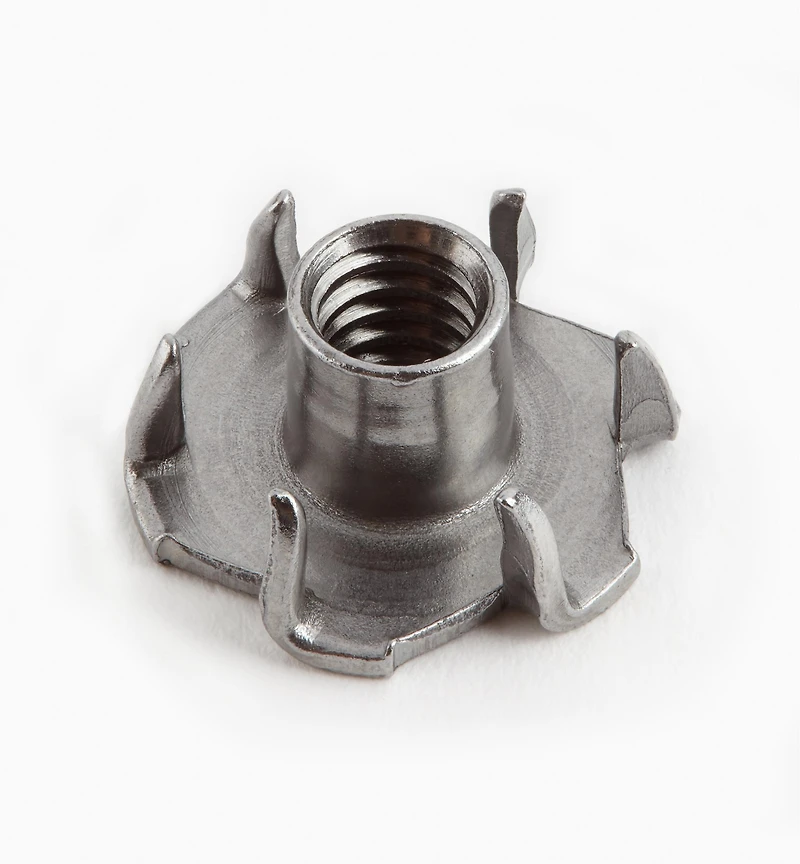 Six-Prong T-Nuts (1/4-20 Thread)
