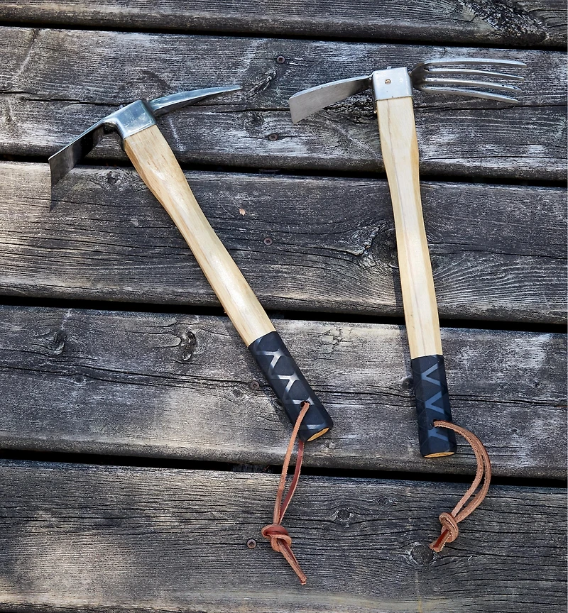 Stainless-Steel Cultivator & Pick Mattocks Set