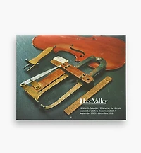 Calendrier de 16 mois Lee Valley – Travail du bois