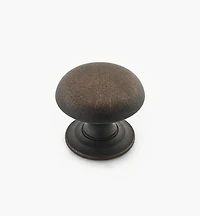 Turned Brass Domed Knobs