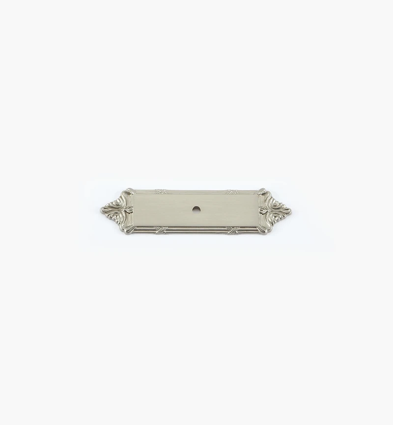 Platine géorgienne rectangulaire pour bouton