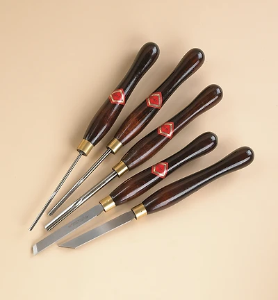 Jeu d’outils de tournage en acier rapide