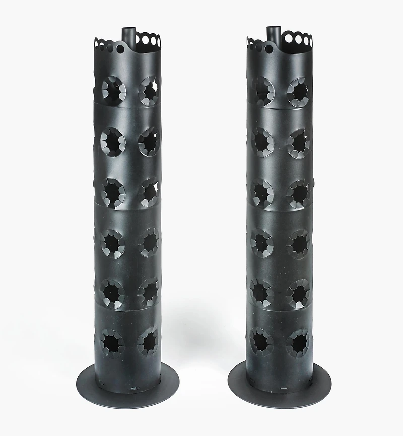 Pair of Flower Towers