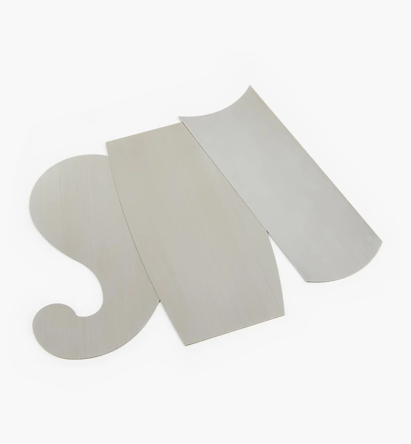 Super-Hard Curved Scraper Sets