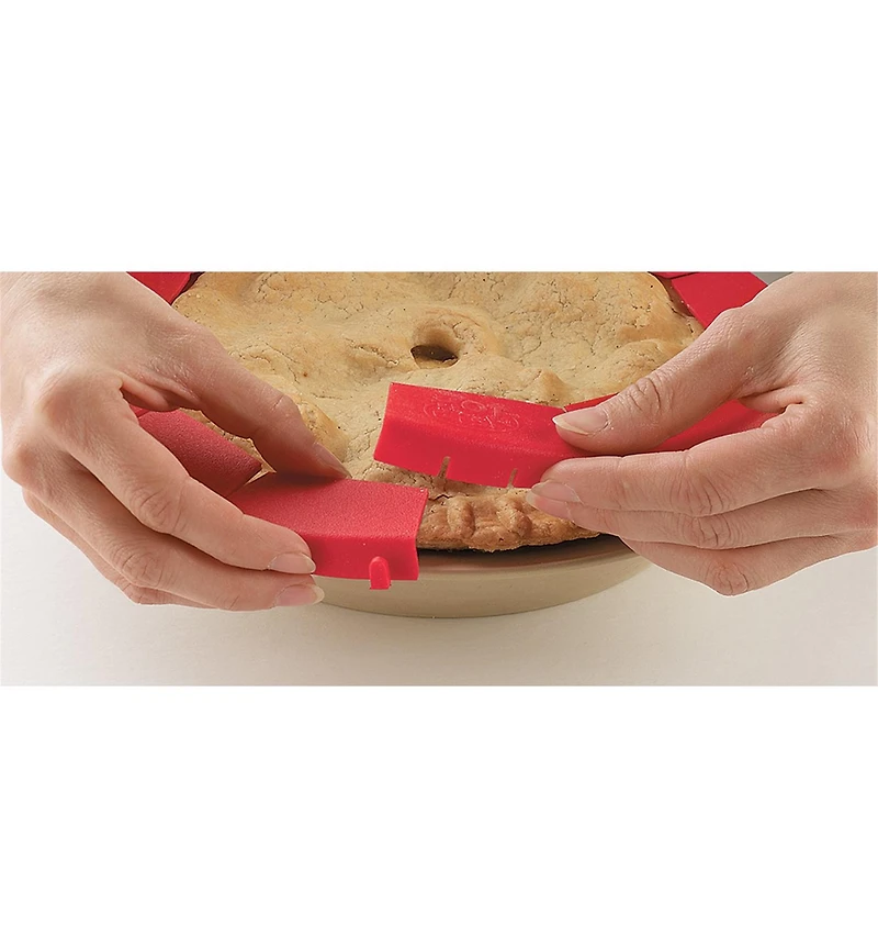 Anneau protecteur pour croûte de tarte