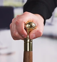 Brass Knob Cane Head