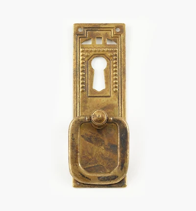 Pierced Vertical Ring Pull with Keyhole