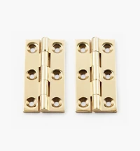 Extruded Brass X-Narrow Butt Hinges