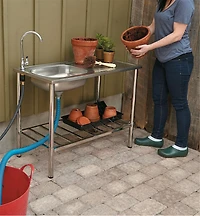 Stainless-Steel Outdoor Wash Table