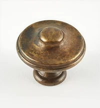 Bouton en laiton ancien