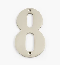 Standard Cast Brass House Numbers
