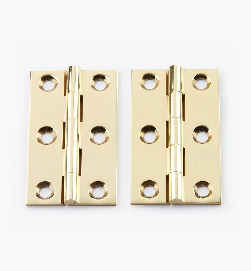 Extruded Brass Fixed-Pin Butt Hinges