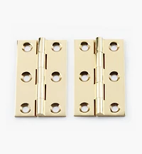 Extruded Brass Fixed-Pin Butt Hinges