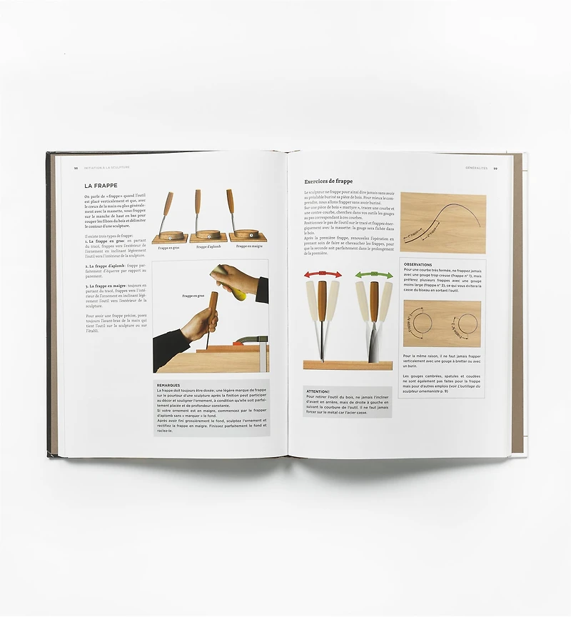 Manuel de sculpture sur bois – Technologie et initiation