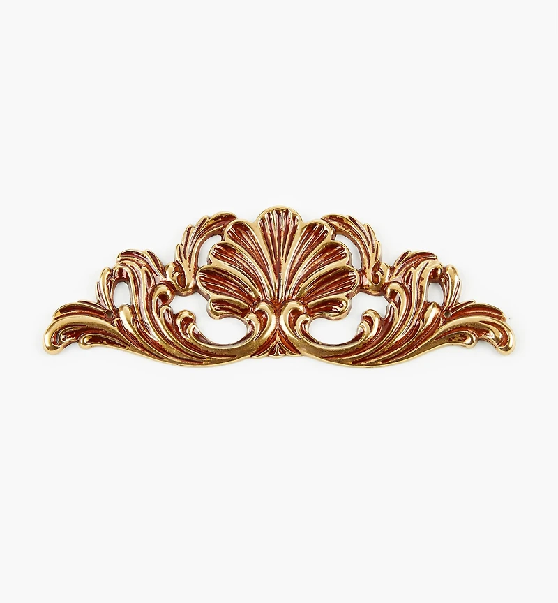 Cast Brass Appliqué Shell Accent