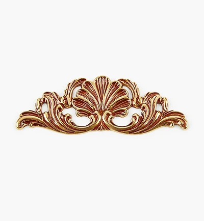Cast Brass Appliqué Shell Accent