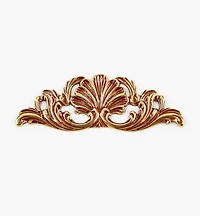 Cast Brass Appliqué Shell Accent