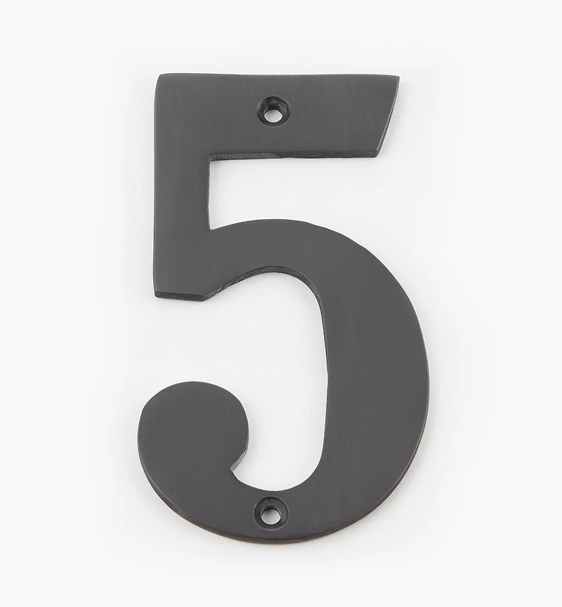 Standard Cast Brass House Numbers