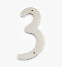 Script Cast Brass House Numbers