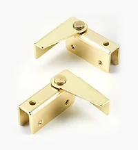 Pivots à double lame pour portes en verre
