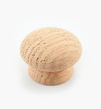 Bouton en bois brut