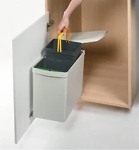 15 Litre Door-Mount Dual Waste Container
