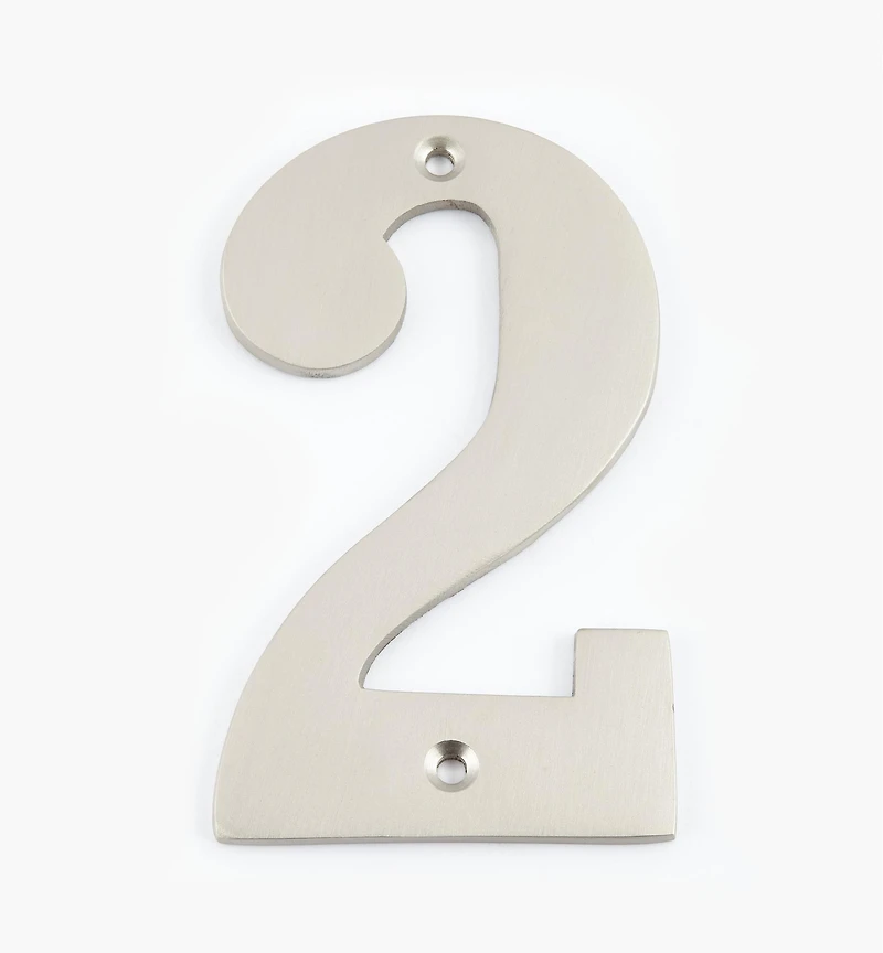 Standard Cast Brass House Numbers