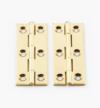 Charnières étroites en laiton extrudé