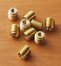 10-24 Brass Knife-Edge Insert Nuts