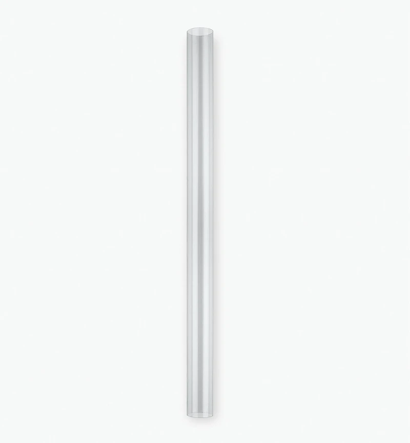 2 1/2" × 36" Clear Pipe for Dust Collection Network