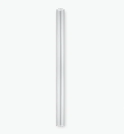 2 1/2" × 36" Clear Pipe for Dust Collection Network