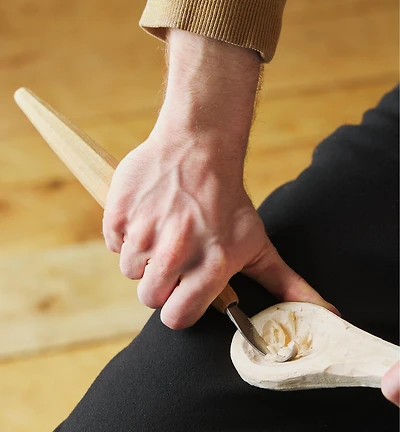 Compound-Curve Spoon Knife