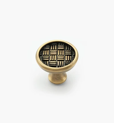Crosshatch Pattern Knob