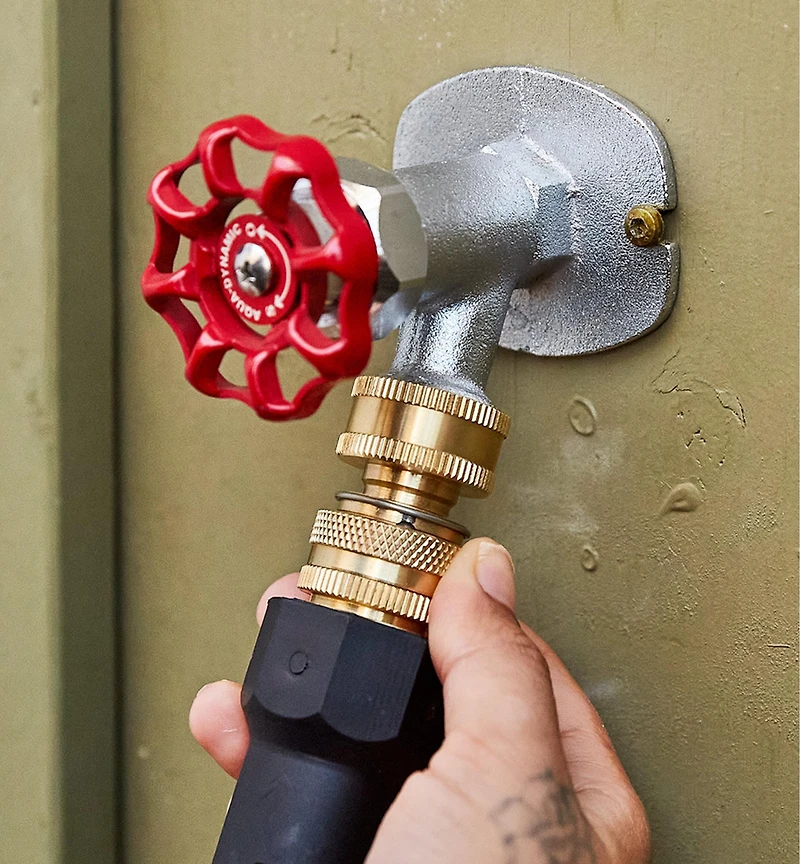 Brass Male Hose-End Quick Coupler