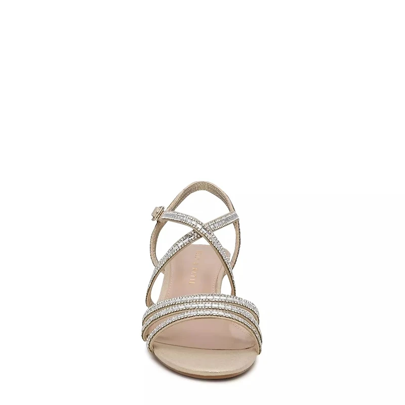 Tahada Evening Wide  Wedge Sandal