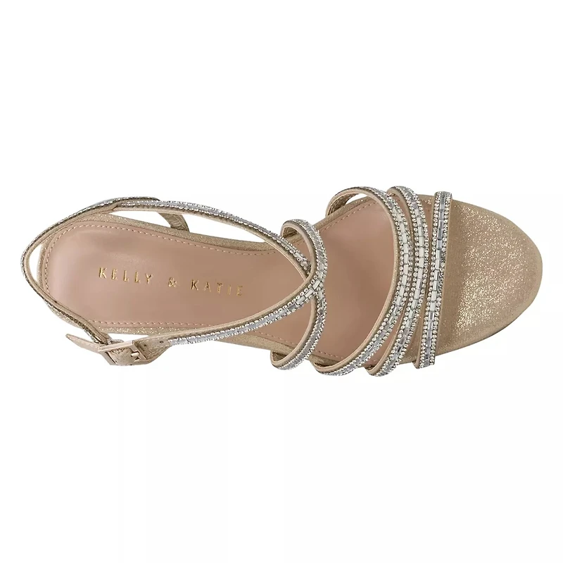 Tahada Evening Wide  Wedge Sandal