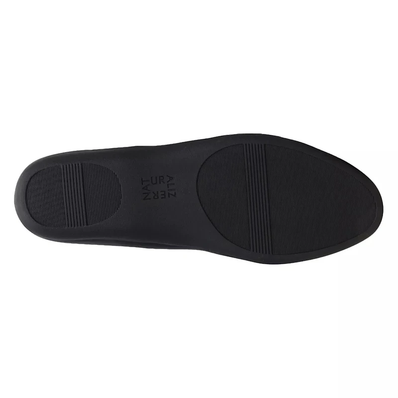 Women's Vivienne Leather Wide Width Ballet Flat