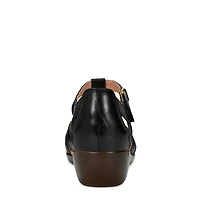 Women's Darlyn Fisherman Leather Wide Width Sandal