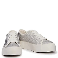 Rhinestone Platform Sneaker