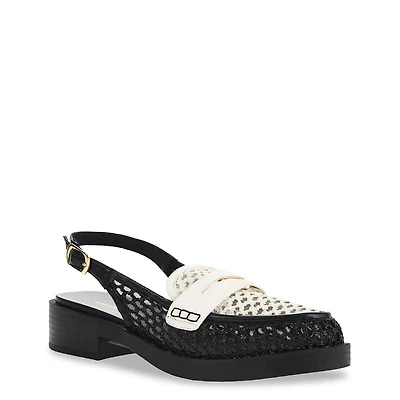 Women's Painted Slingback Loafer Mule